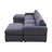 104" Wide 5- Piece Premium Fabric Reversible Modular Living Room Sofa With Ottomans-2020934904-2020934886
