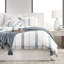 Brooke Blue Stripe Cotton Blend Sham-46130485-12179533