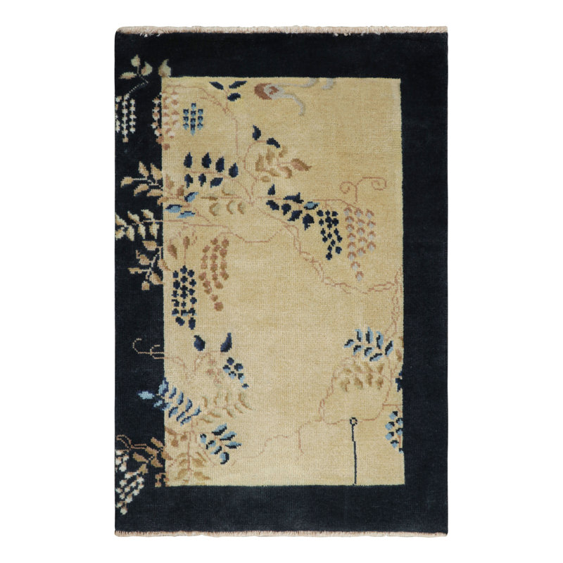 One-of-a-Kind 2'x3' Hand Knotted Area Rug