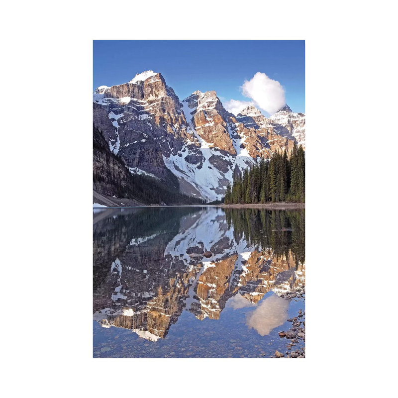 Clouds Over Moraine Lake by Brian Wolf - Wrapped Canvas Gallery-Wrapped Canvas Giclée, 30.48cm H x 20.32cm W