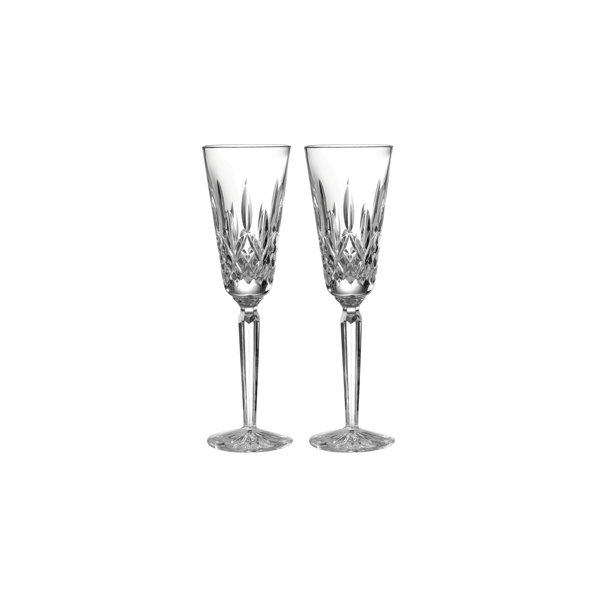 Waterford Lismore Tall Flute Set of 2