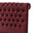 57-inch Upholstered Full Panel Bed Wine Red-965431290