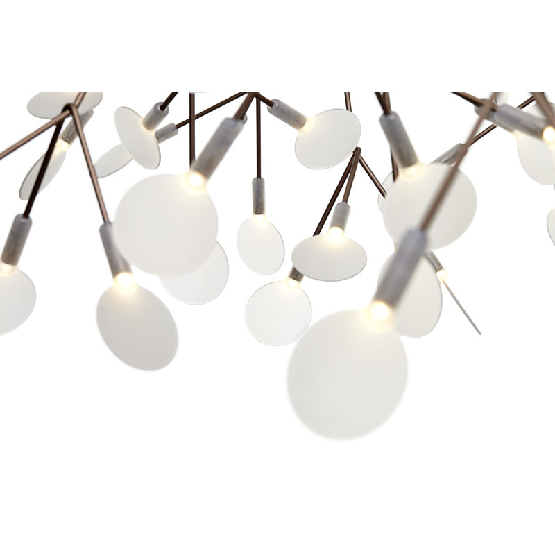 Heracleum III The Big O LED Chandelier, Copper, 82.6 inches, 10 meters
