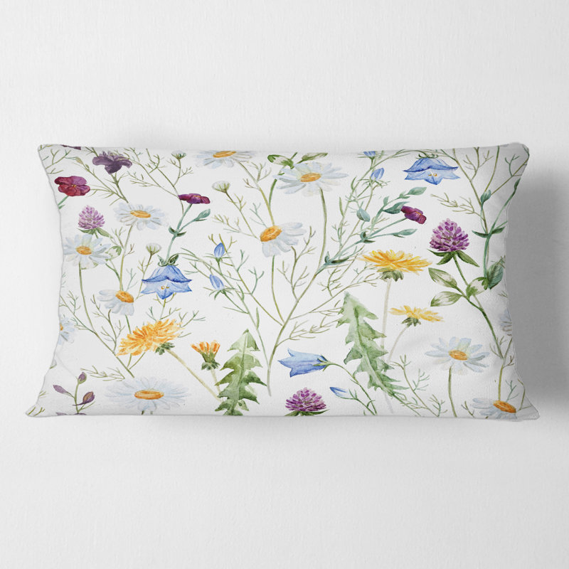 Floral Throw Pillow