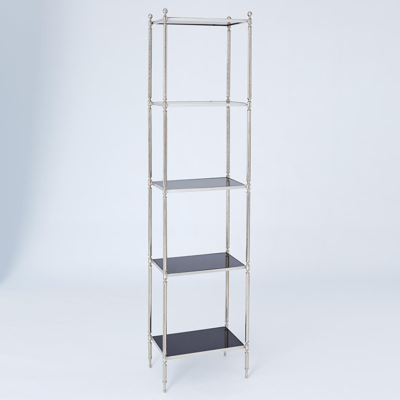 Etagere, Nickel/Black