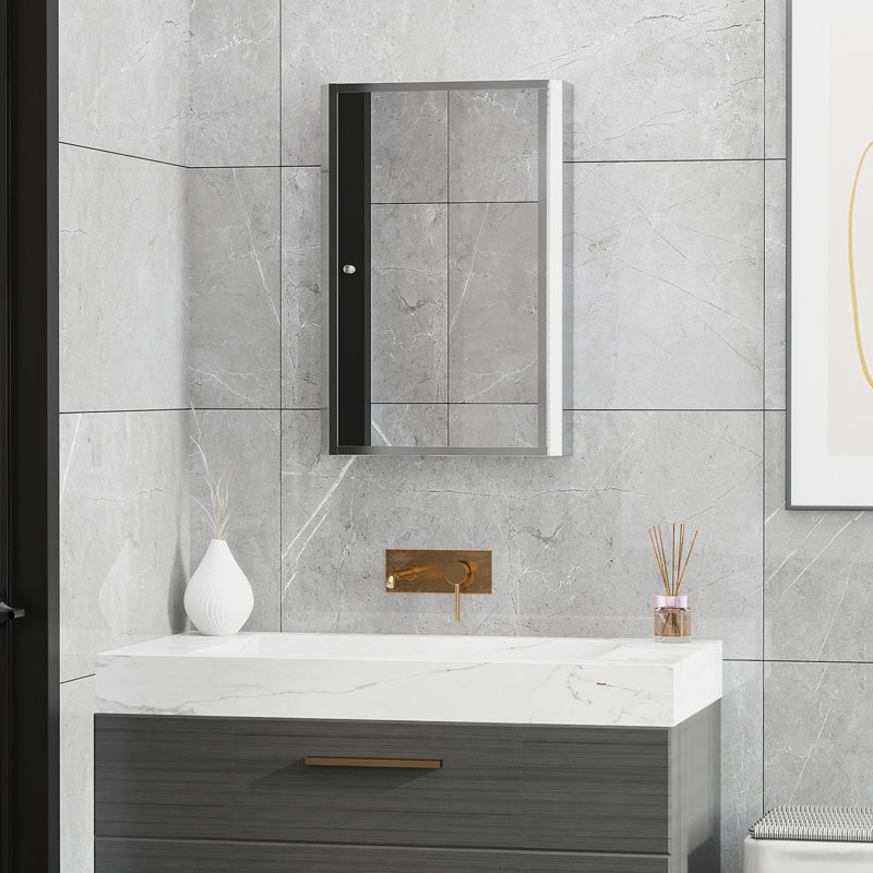 Armoire de salle de bain à miroir HOMcom