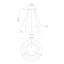 Cerchio 1 - Light LED Chandelier-71261406-71261407