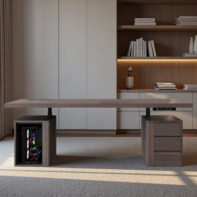 Sieger Height Adjustable Computer Desk