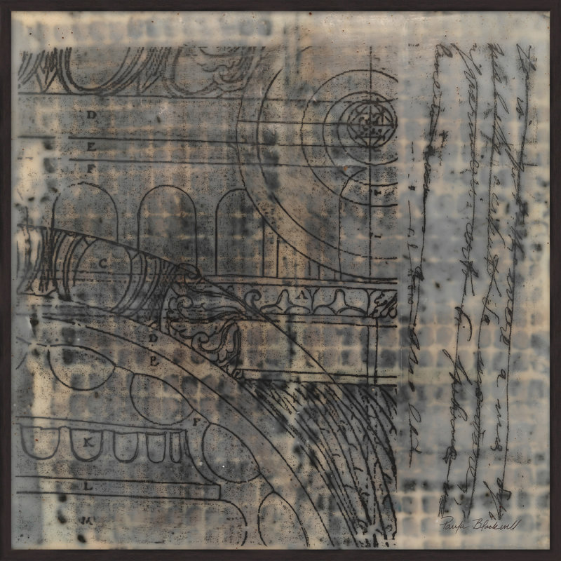 Encaustic Column 9 - Peinture sur toile