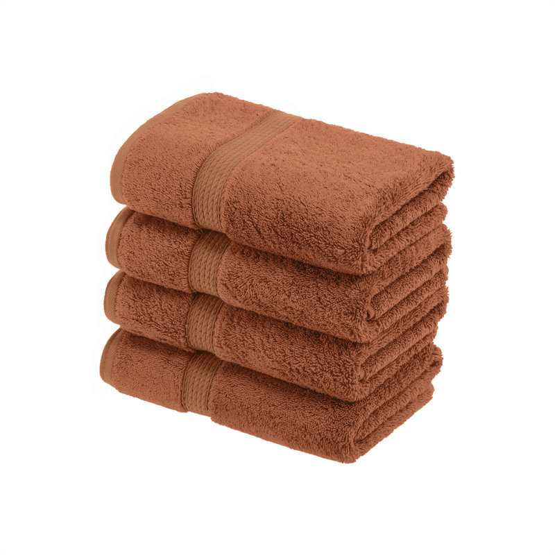 Coton luxueux et hautement absorbant Renata, Rouille