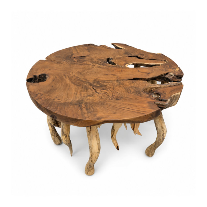 Table basse en teck unique