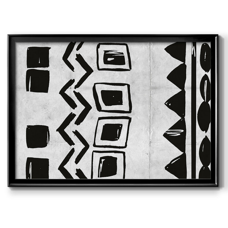 " Becoming One II ", Black, 44" H x 30" W x 1.5" D