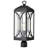 Alshawn - 1 Light Post Top - Matte Black with Clear Glass