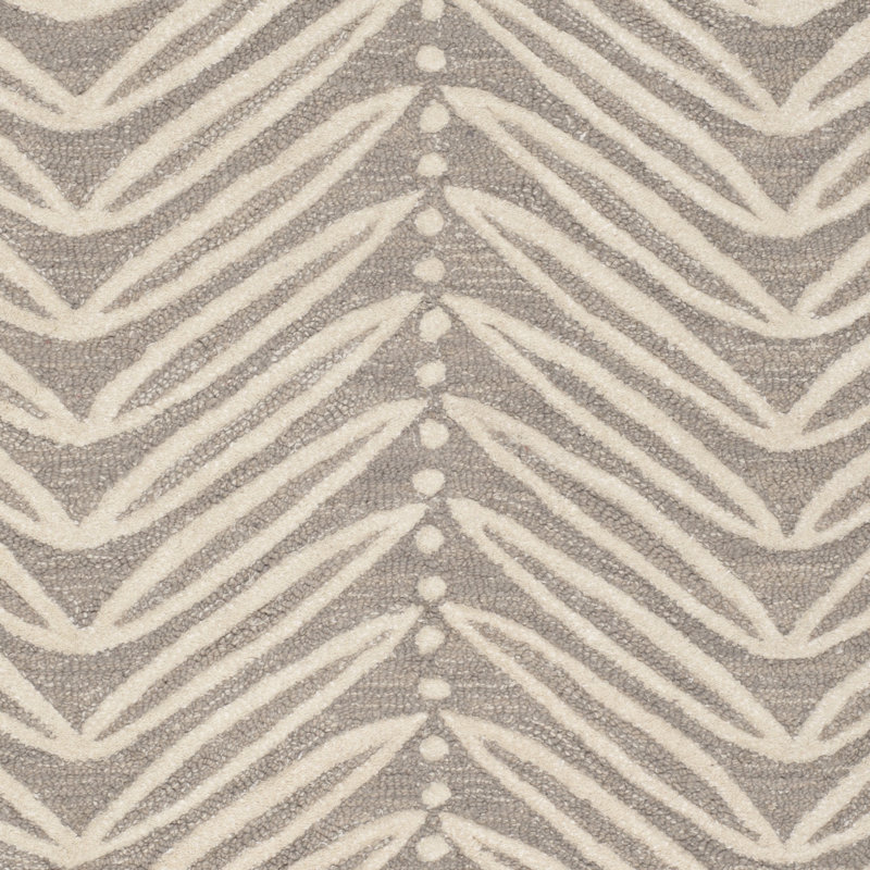 Tapis beige en laine / viscose touffeté à la main Geraro Martha Stewart, Rectangle 2 pi 6 po x 4 pi 3 po