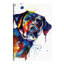 Black Labrador by Weekday Best - Wrapped Canvas Print-29383155