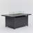 Bajrush Luxury Modular Garden Furniture Set with Fire Pit Table, Grey