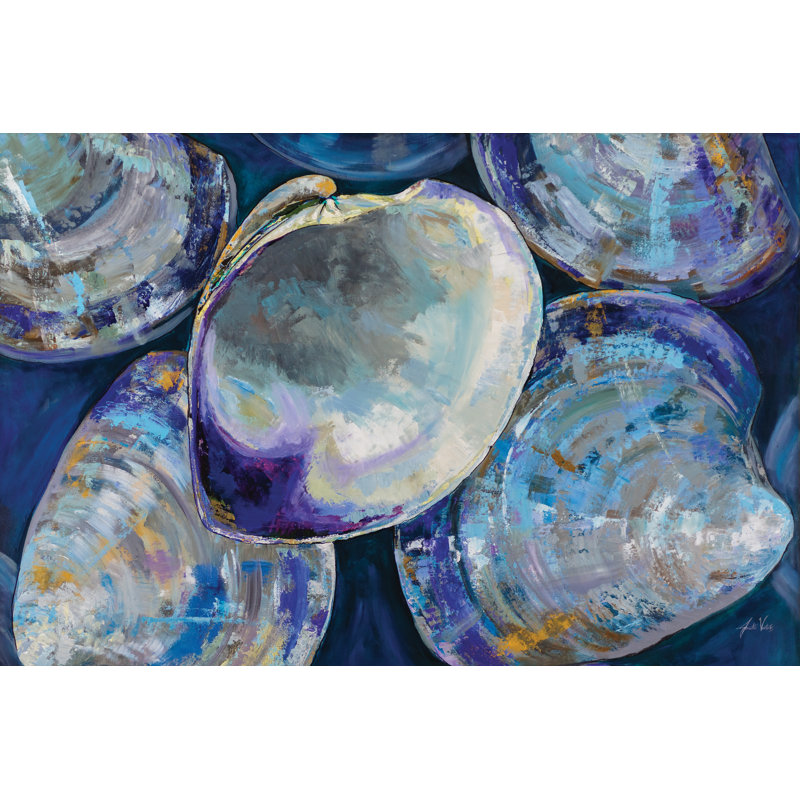 Quahog Dig by Jeanette Vertentes - Wrapped Canvas Painting, 51 cm H x 76 cm W, Wrapped Canvas