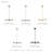 5 - Light Dimmable Sputnik Sphere Chandelier-967752412