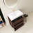 Romen 29.9'' Single Bathroom Vanity with Quartz Top-1177022008-1177022009