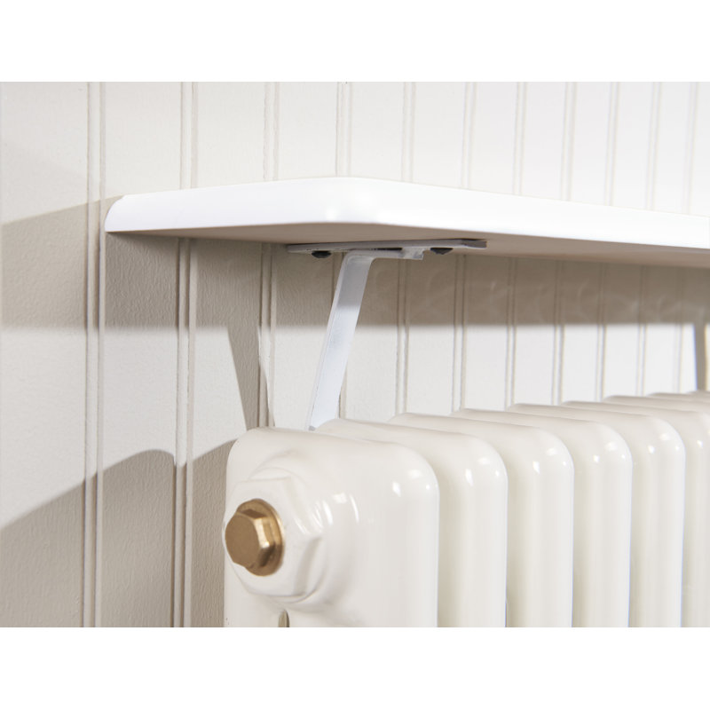Sylvan Place Easyfit Radiator Shelves, 60cm W x 13cm D, White