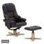 Hintz 77cm Wide Swivel Ergonomic Recliner-37674028