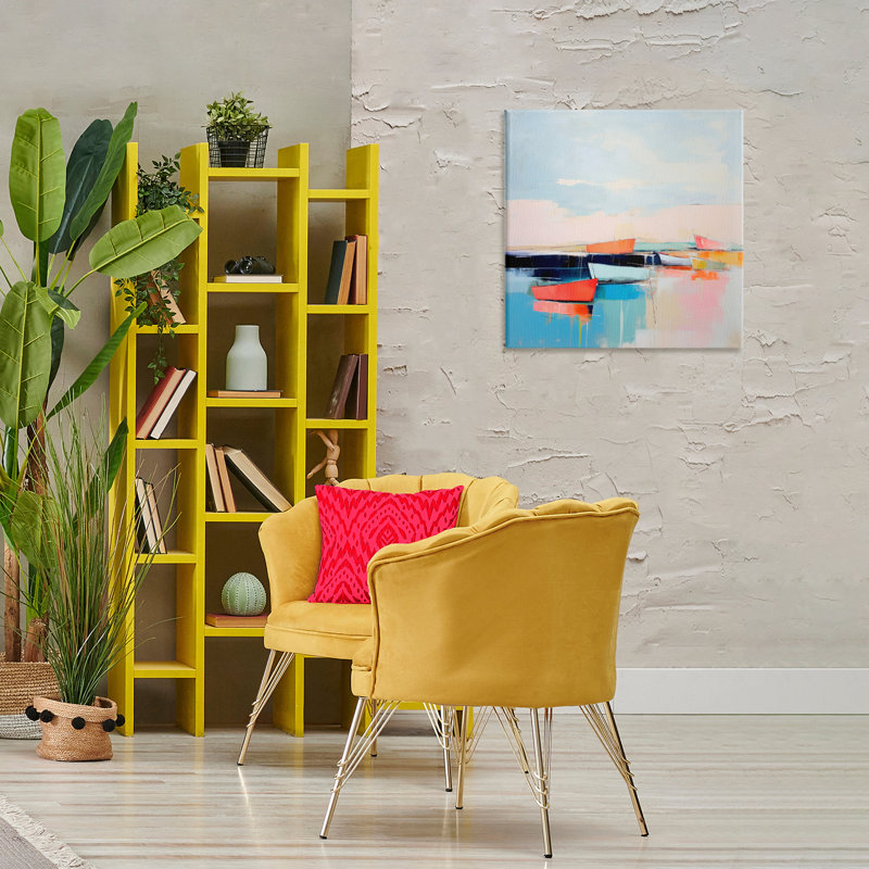 «Vivid Boat Reflection» par Irena Orlov, H 24 po x l 24 po