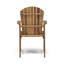 Ensemble de 2 chaises de salle à manger d'extérieur résistantes aux intempéries en bois d'acacia Adirondack-2086914773