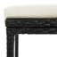 Ensemble de bar de patio 3 pièces Wildon Home® en bois massif d'acacia et de rotin de polyester-60358691-60358690