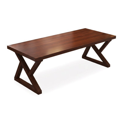 Solid Wood Dining Table For Small Homes: Rectangular Dining Table For The Living Room
