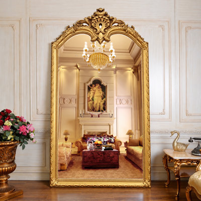 Solid Wood Beveled Mirror