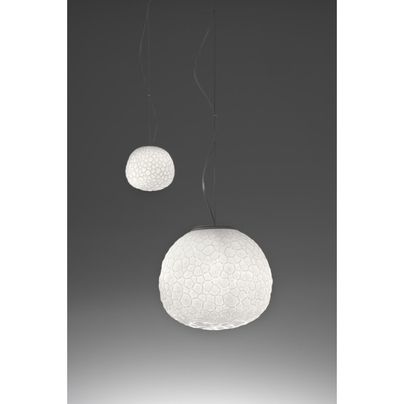 Ethereal Globe Large White Frosted Glass Pendant Light