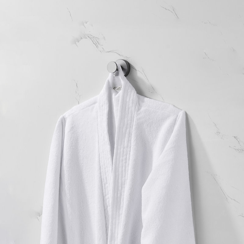 Crochet de fixation pour peignoir, gris