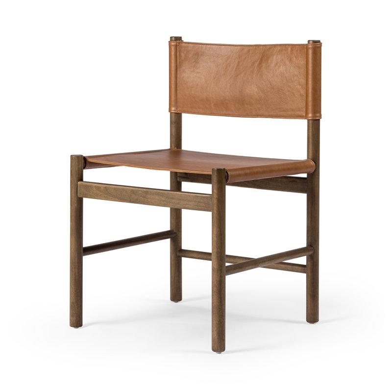 Kena Dining Chair-Vintage Natural, Sonoma Butterscotch Top Grain Leather, Vintage Natural