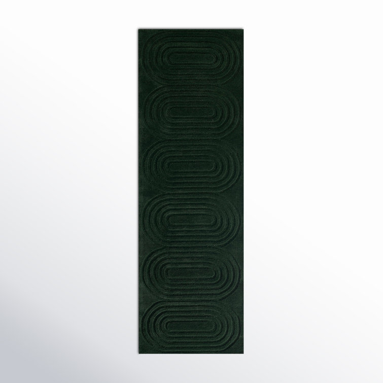 Tillie Hand Tufted Wool Green Rug