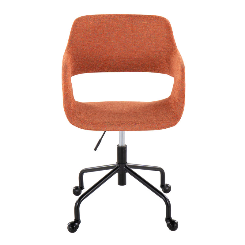 Chaise de bureau Margarit, Orange