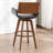 Modern Faux Leather Upholstered Swivel Stools-46686337-46686398