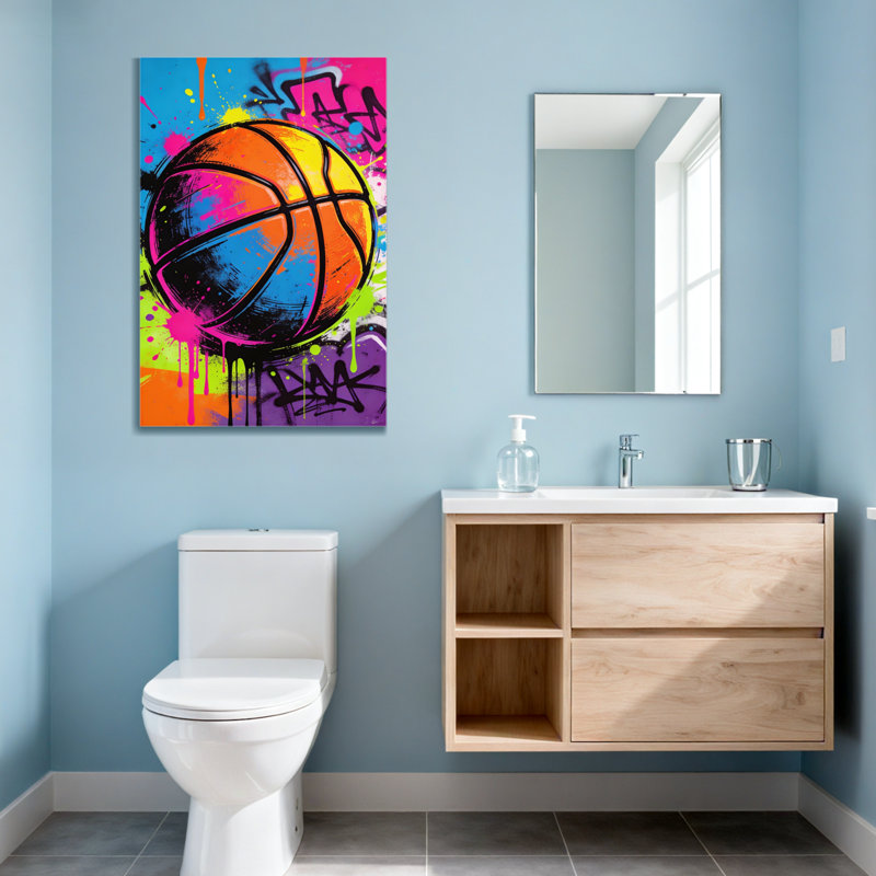 «Abstract Abstract Basketball Graffiti», reproduction d'art