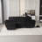 Modern Deep 3-Seat Sofa Couch with Ottoman-693621167