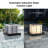 Dimmable Solar-Powered Integrated LED Post Light
