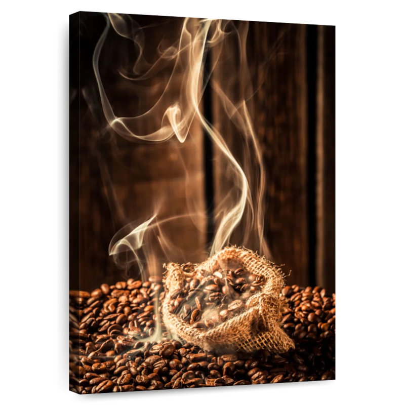 Smoky Coffee Beans, 36" H x 24" W
