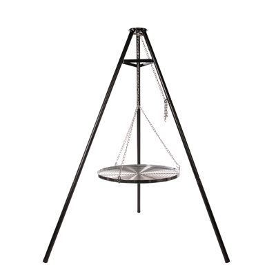 130cm Round Steel Fire Pit Log Grate