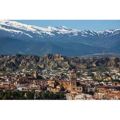 Spanish Mountain Town Guadix by Pniesen - Wrapped Canvas Print