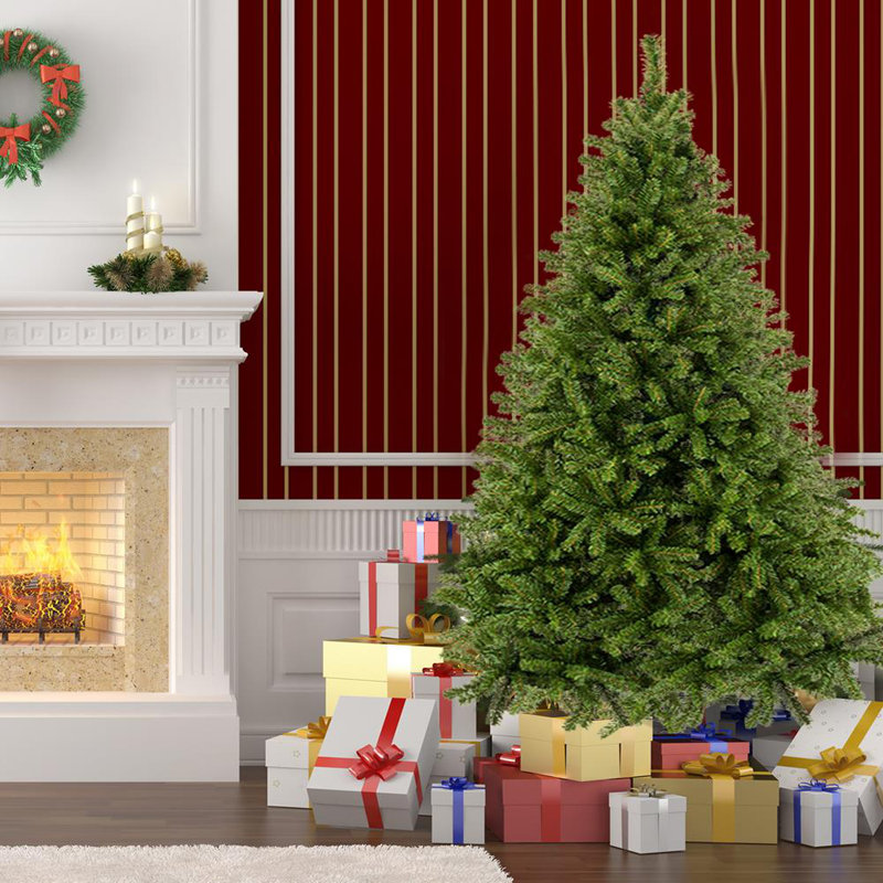 Sapin de noël artificiel vert 7,5 pi