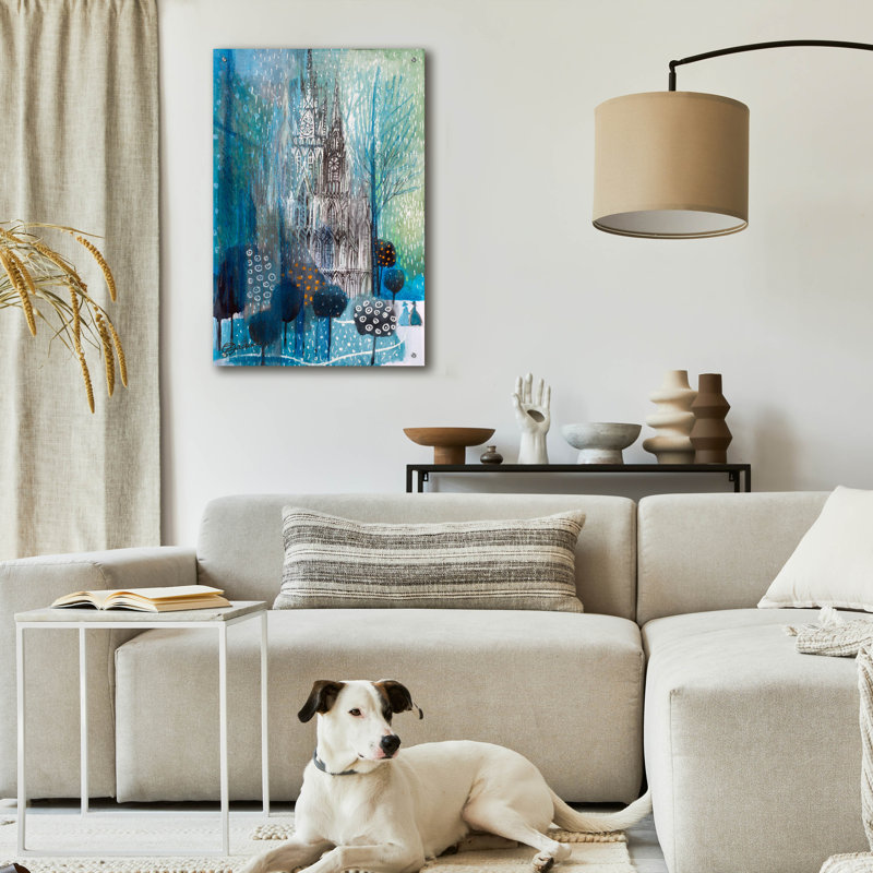 Art mural en verre Winston Porter «Magic Gothic» par Oxana Zaika, H 36 po x l 24 po x P 0,2 po