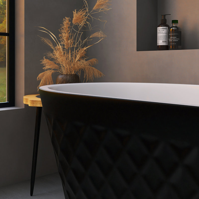 Baignoire en acrylique 67In 67 formant votre espace de bain idéal