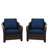 Patio Chairs With Cushions （Set of 2）-1707075111