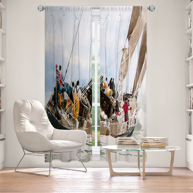 Dehanae Room Darkening Curtain Pair, 20" W x 52" L