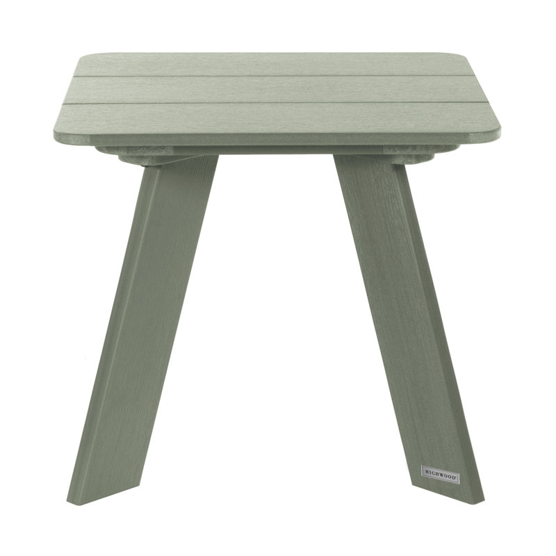 Table d'appoint en plastique Byrnes, Eucalyptus