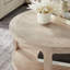 Table basse ronde à 2 niveaux Curved