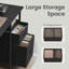 Daimar Metal Base Computer Desk with Power Outlet-936210591-936210585